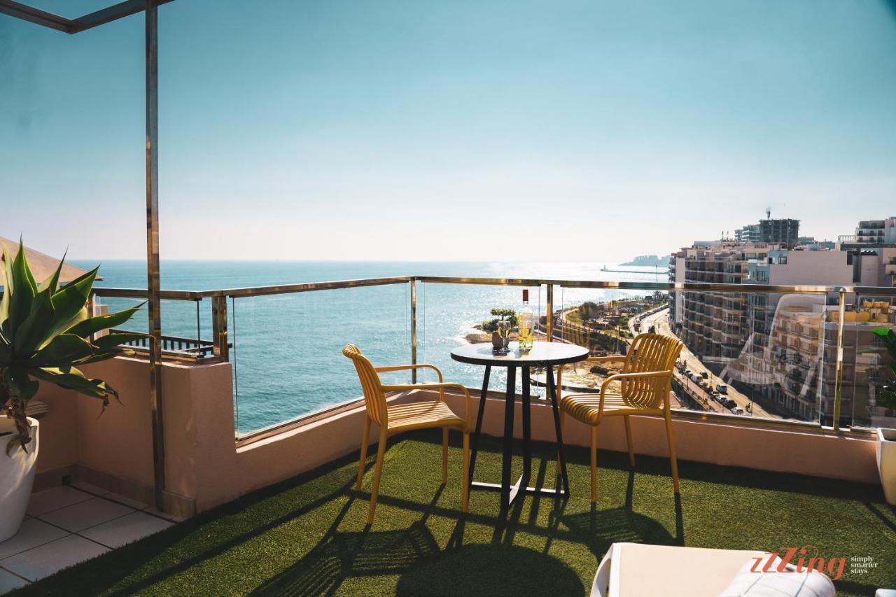 Gorgeous Seaviews From A Stunning Sliema Studio Apartment Luaran gambar