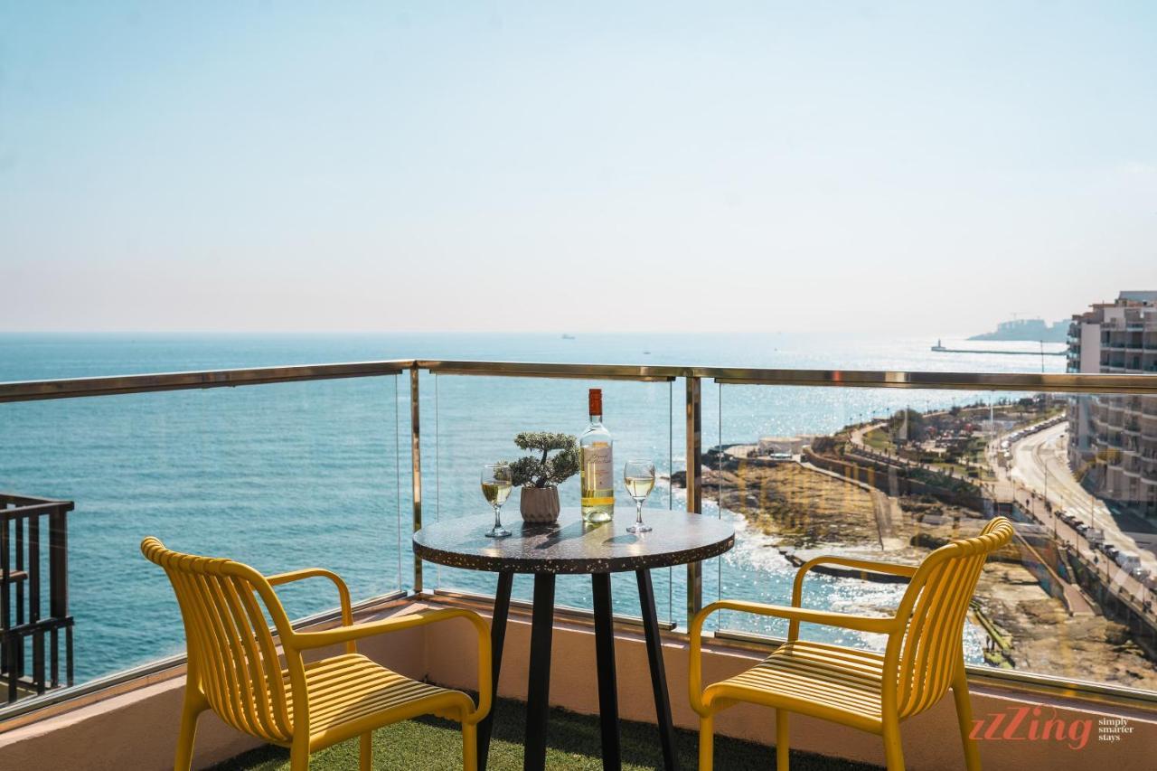 Gorgeous Seaviews From A Stunning Sliema Studio Apartment Luaran gambar